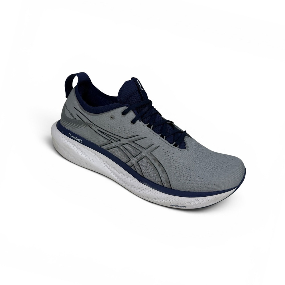 Asics Gel Nimbus 25 Running Shoes Mens 13 Sheet Rock Indigo Blue 1011B547 021